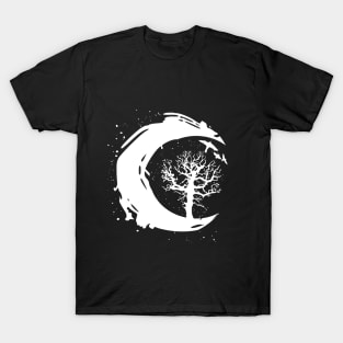 Witch Moon Tree and Birds T-Shirt